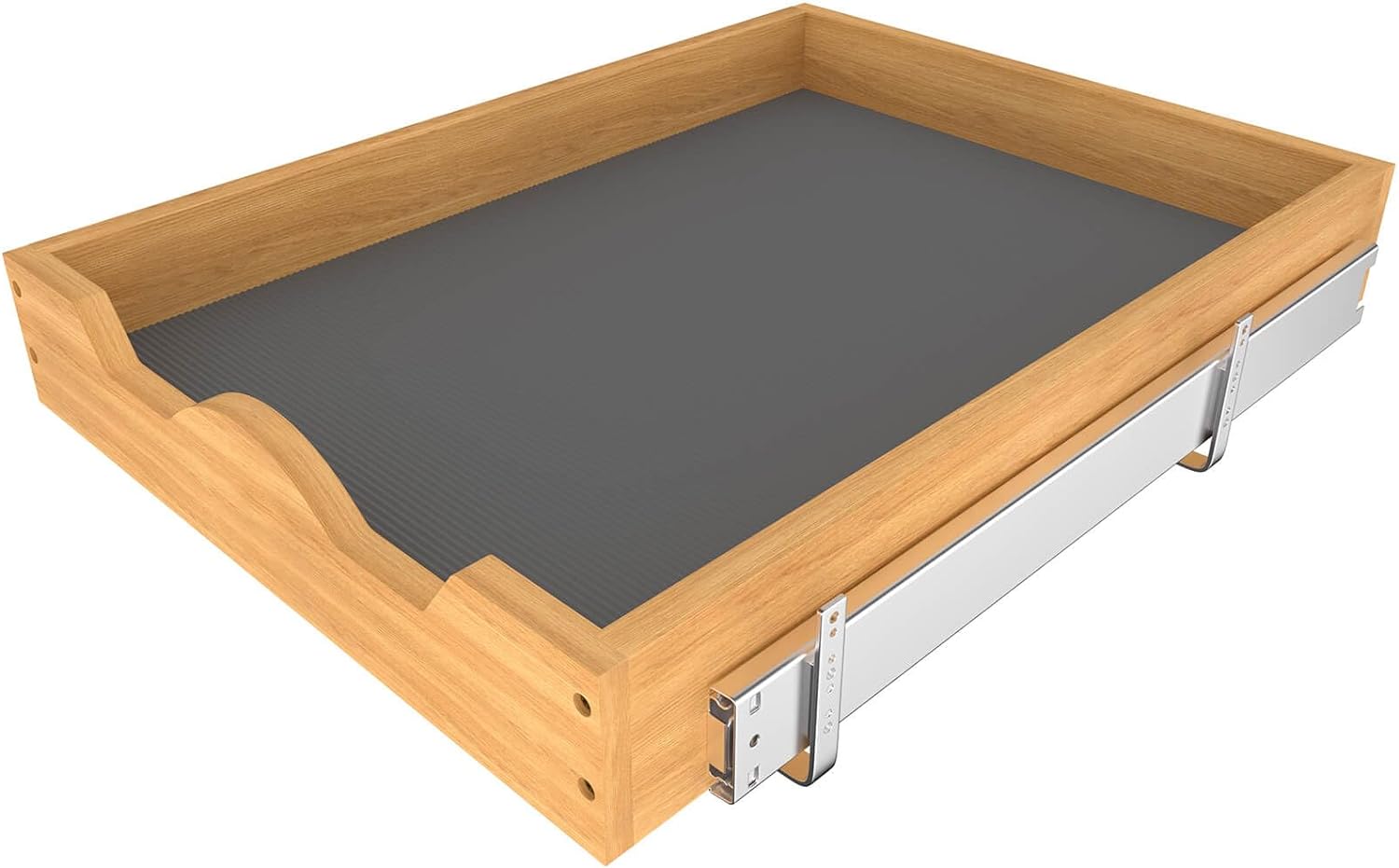 1 Tier Pull Out Organizer (17"W x 21"D), HeavyDuty Slide out